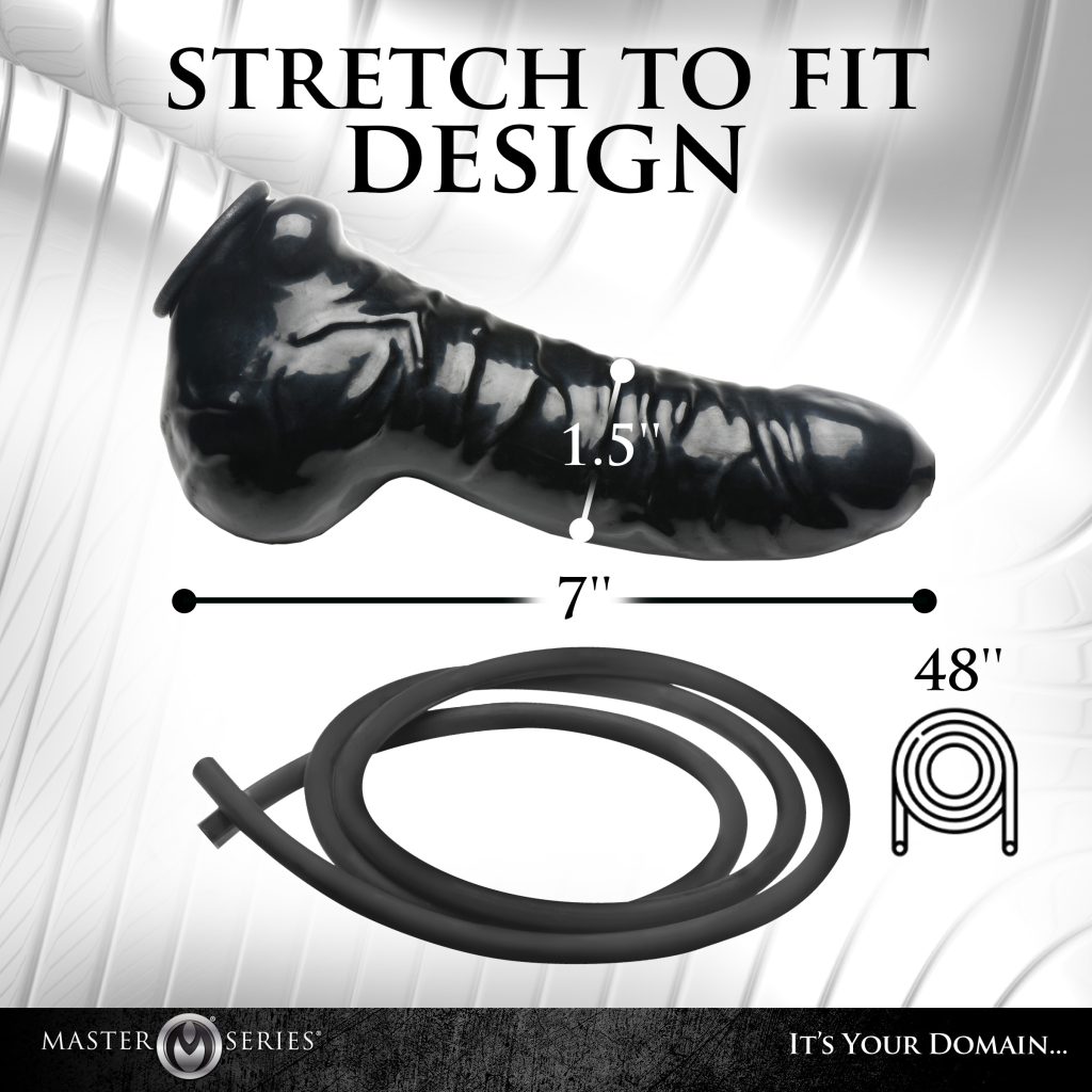 Guzzler Realistic Penis Sheath With Tube