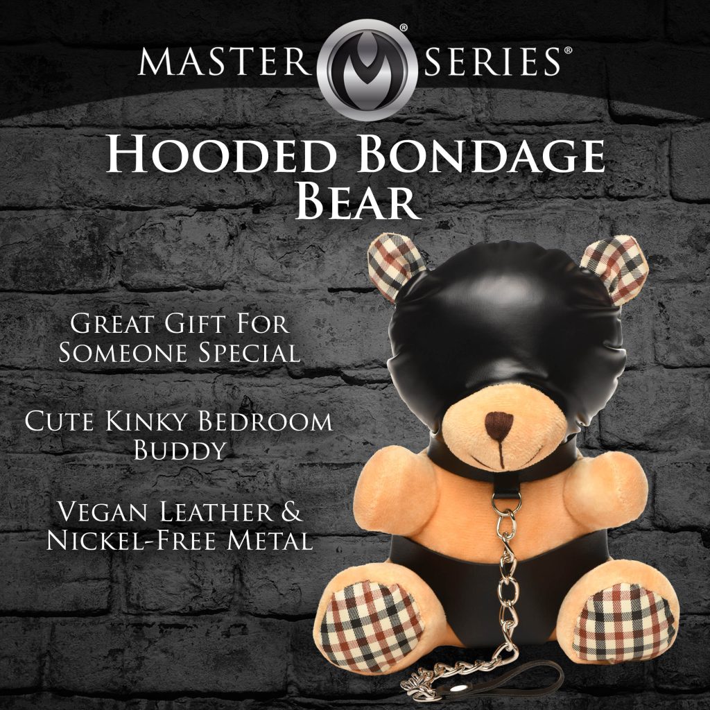 Hooded Bondage Teddy Bear