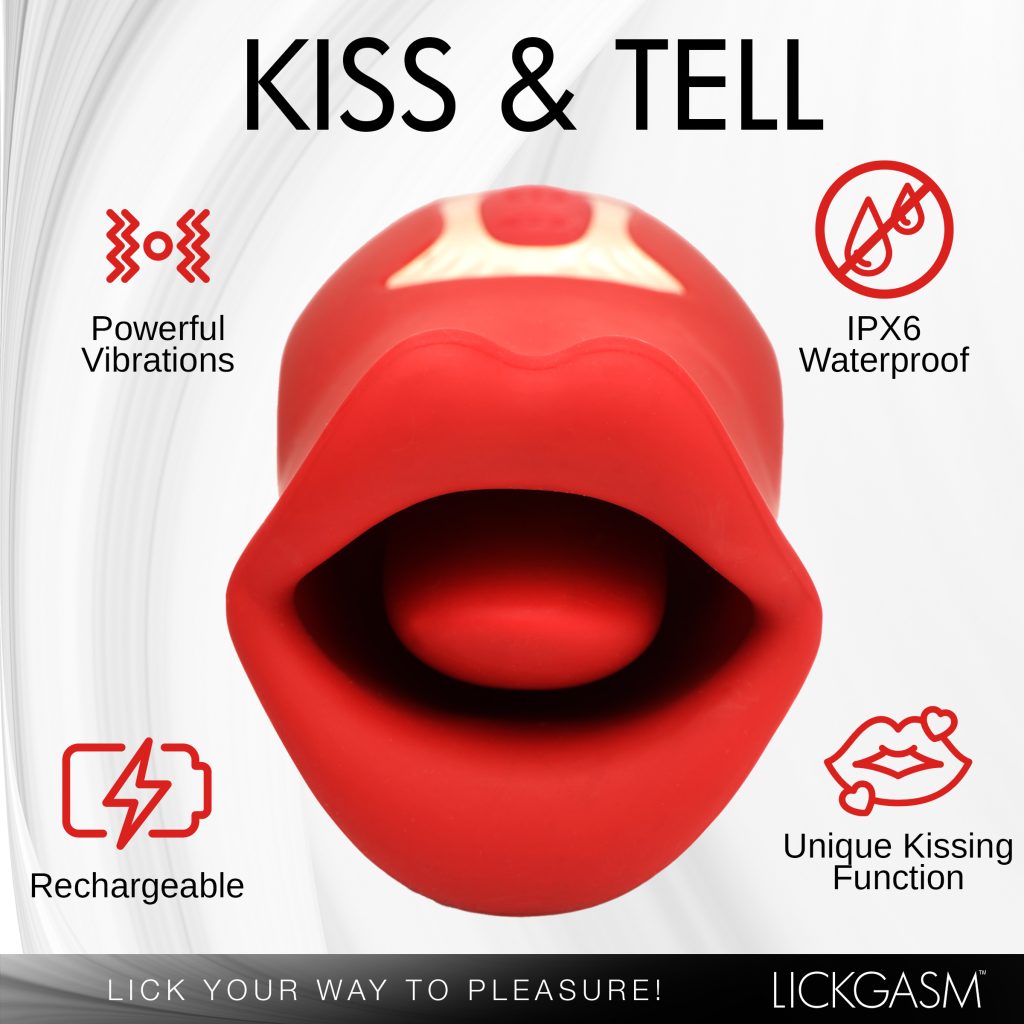 Kiss And Tell Mini Kissing And Vibrating Clitoral Stimulator
