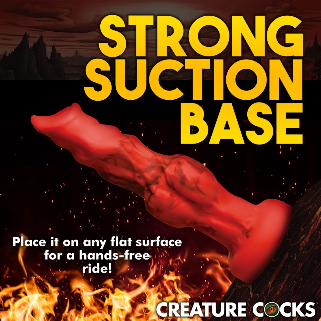 Fire Hound Silicone Dildo - Large