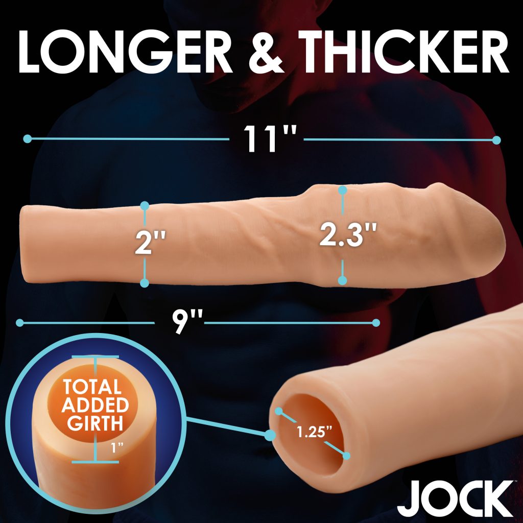 Extra Thick 2 Inch Penis Extension - Light