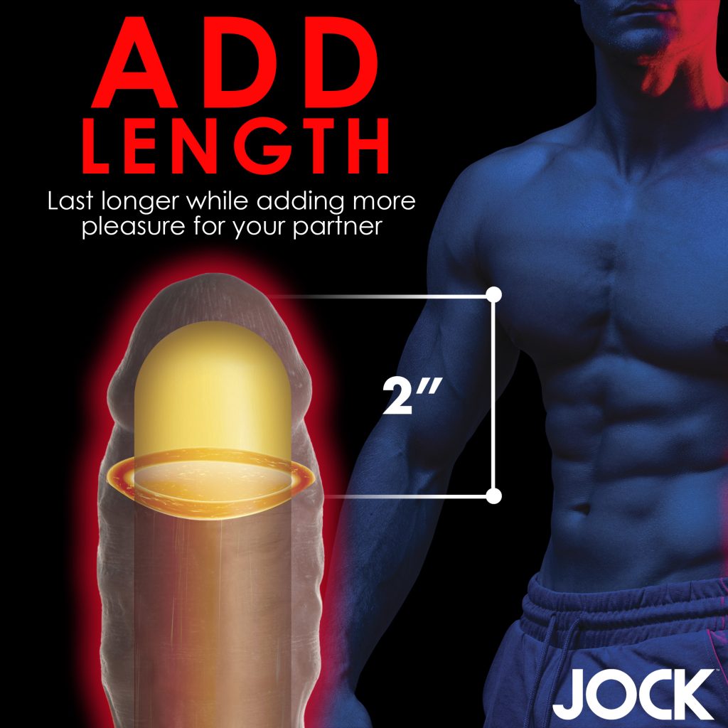 Extra Thick 2 Inch Penis Extension - Dark