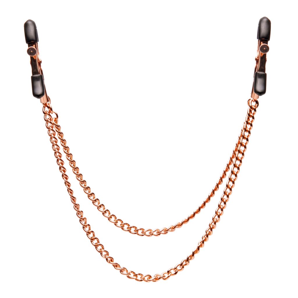 Copper Double Chain Nipple Clamps