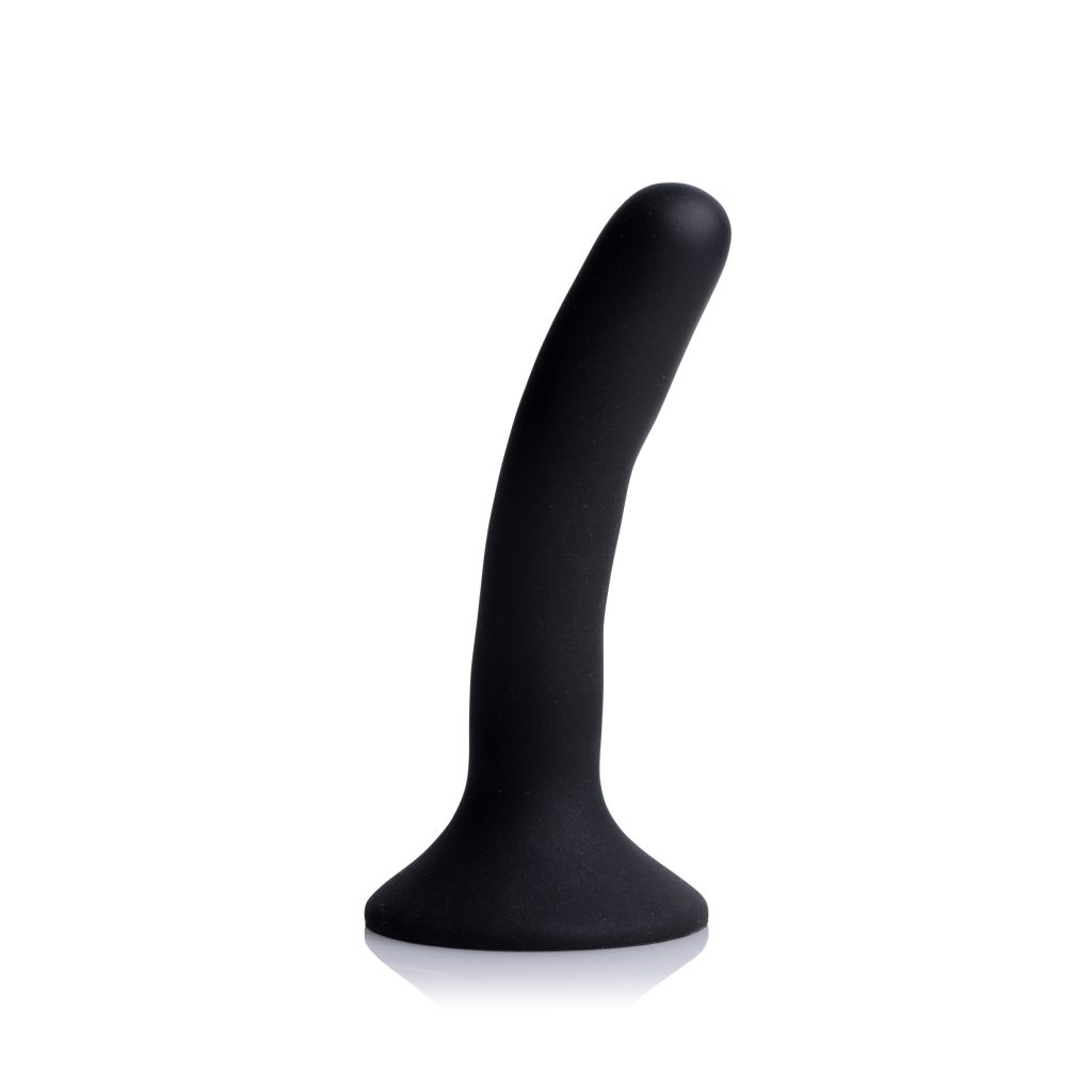 Black Silicone Strap-on Dildo - Small