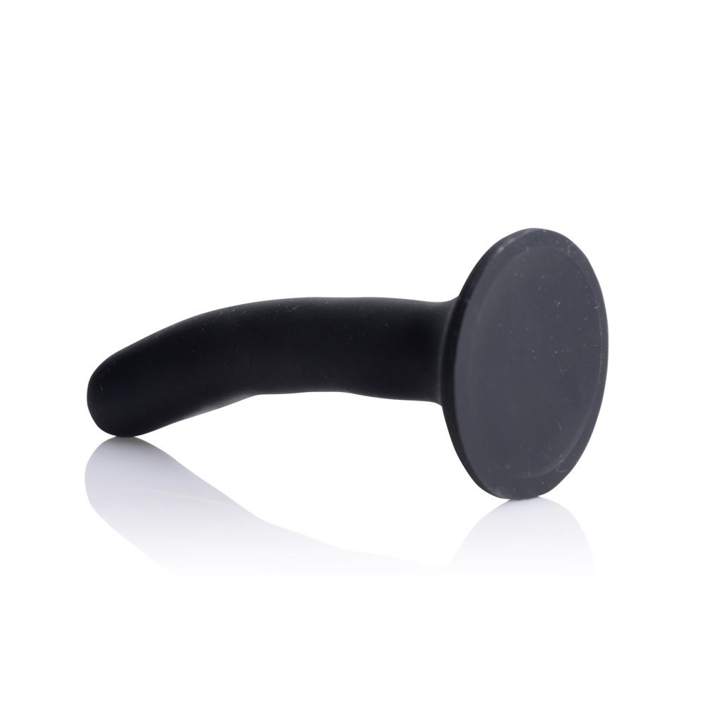 Black Silicone Strap-on Dildo - Small