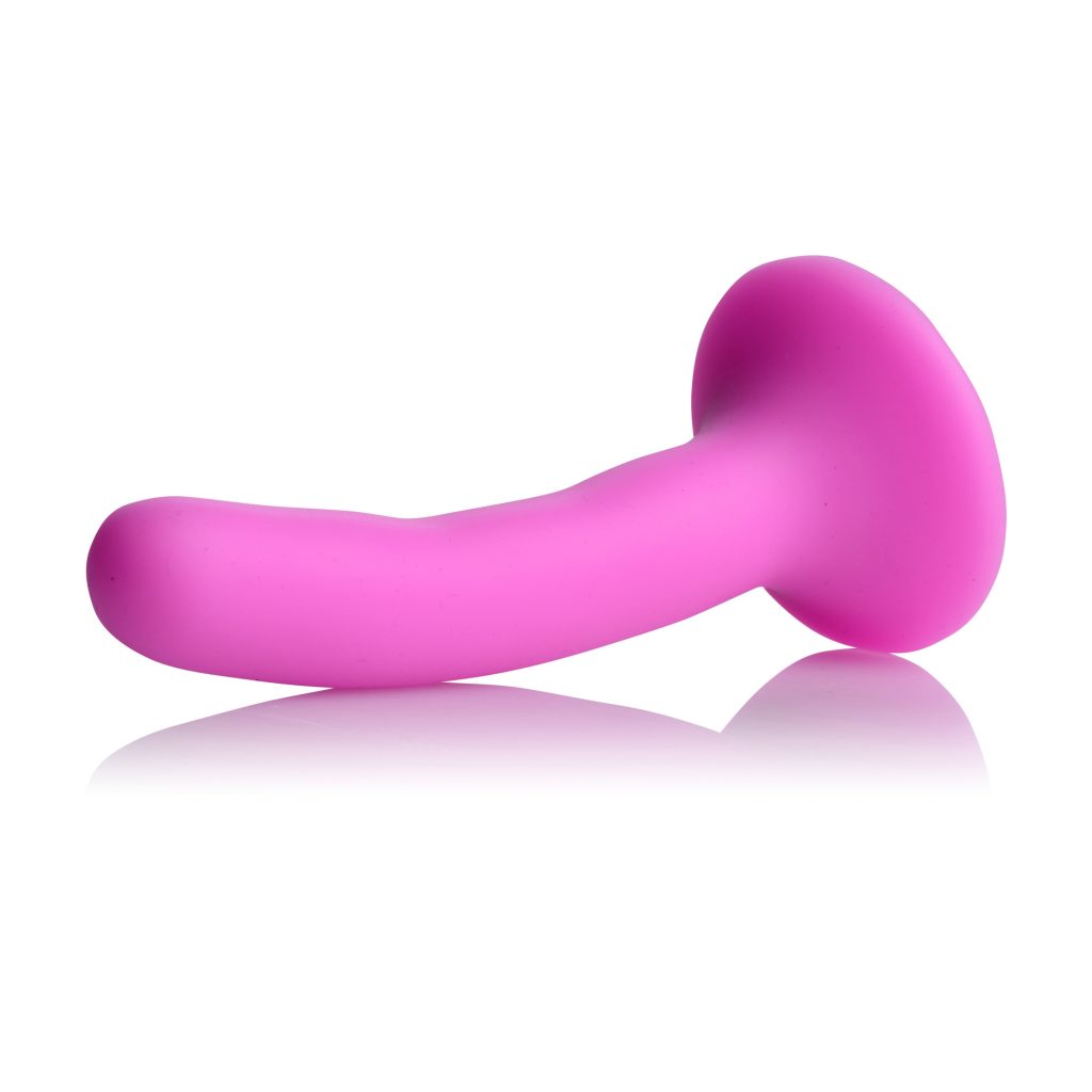 Pink Silicone Strap-on Dildo - Small