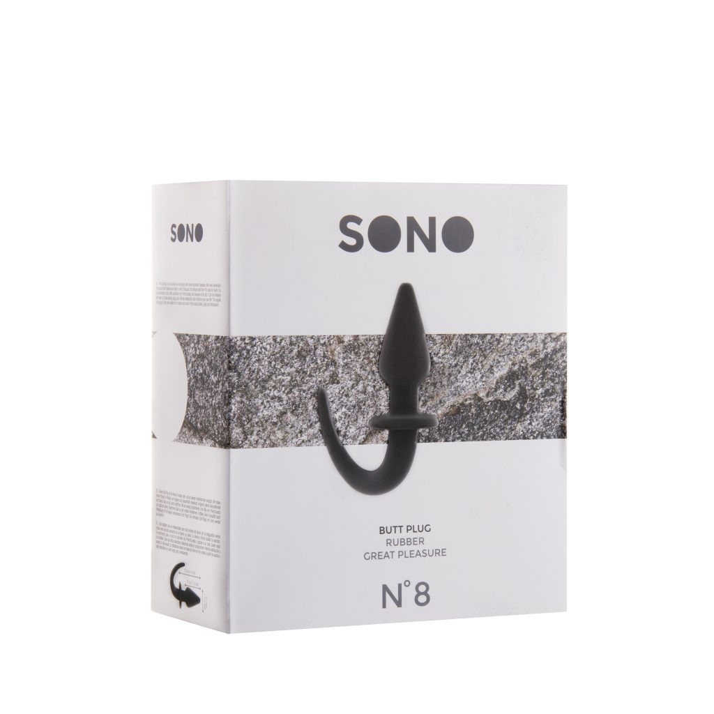 Sono No 8 4 Inch Butt Plug With Tail