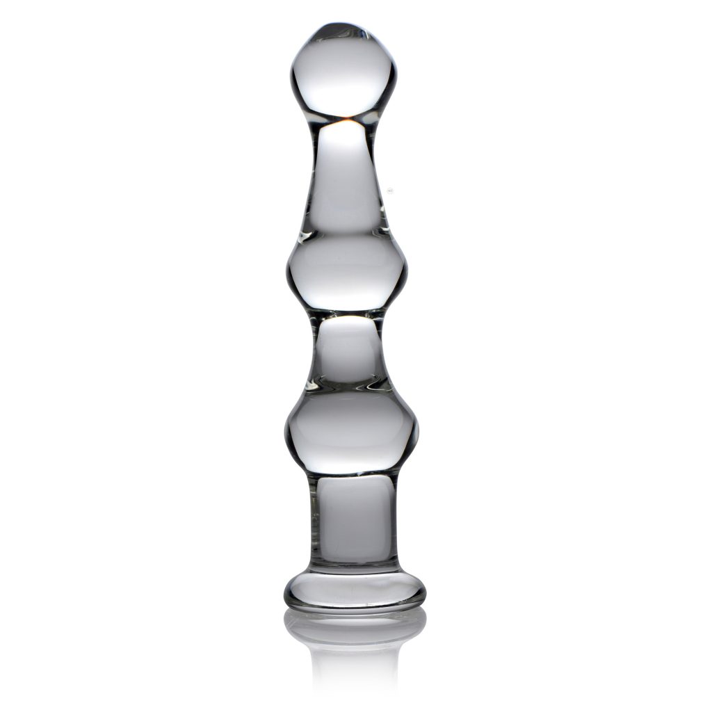 Mammoth 3 Bumps Glass Dildo