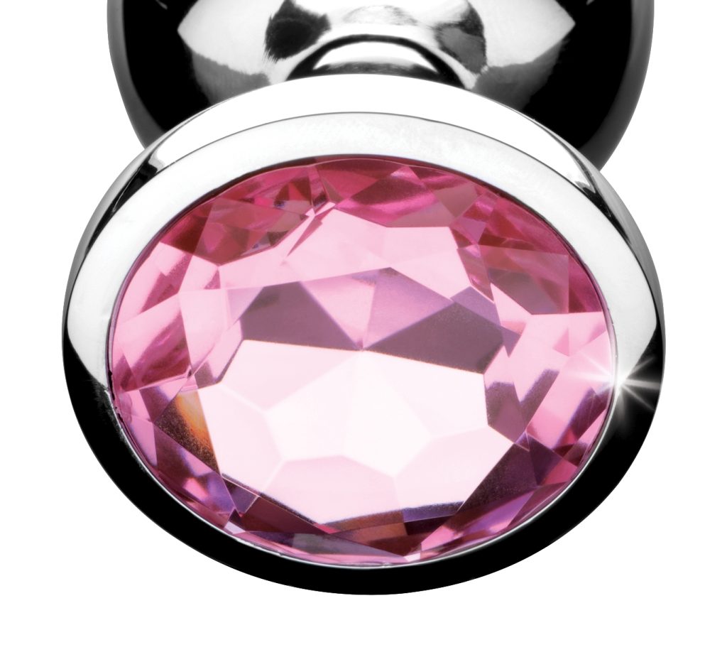 Pink Gem Anal Plug- Large