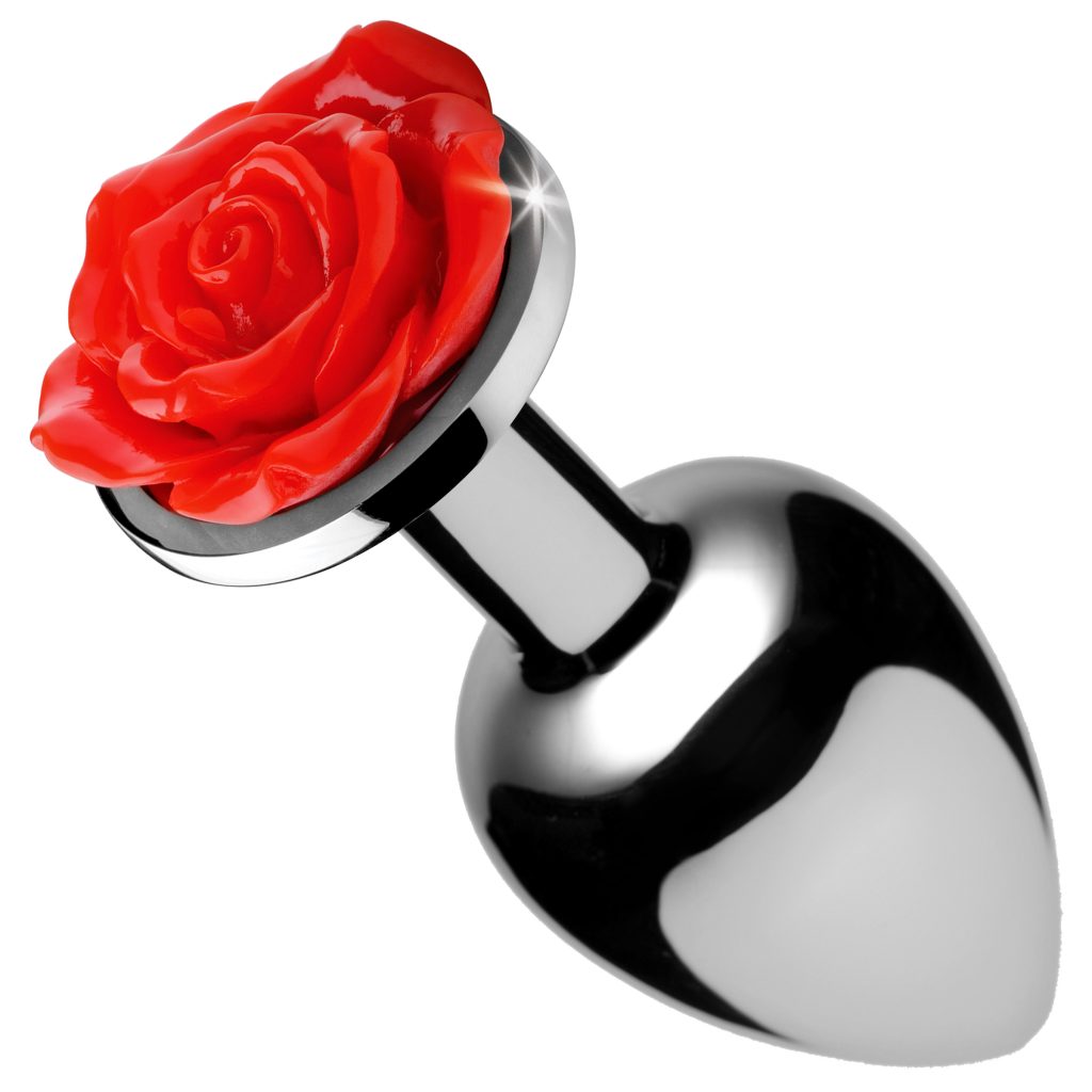 Red Rose Anal Plug- Medium