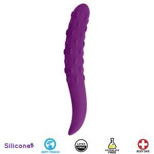 Ride The Wave Silicone Dildo- Violet