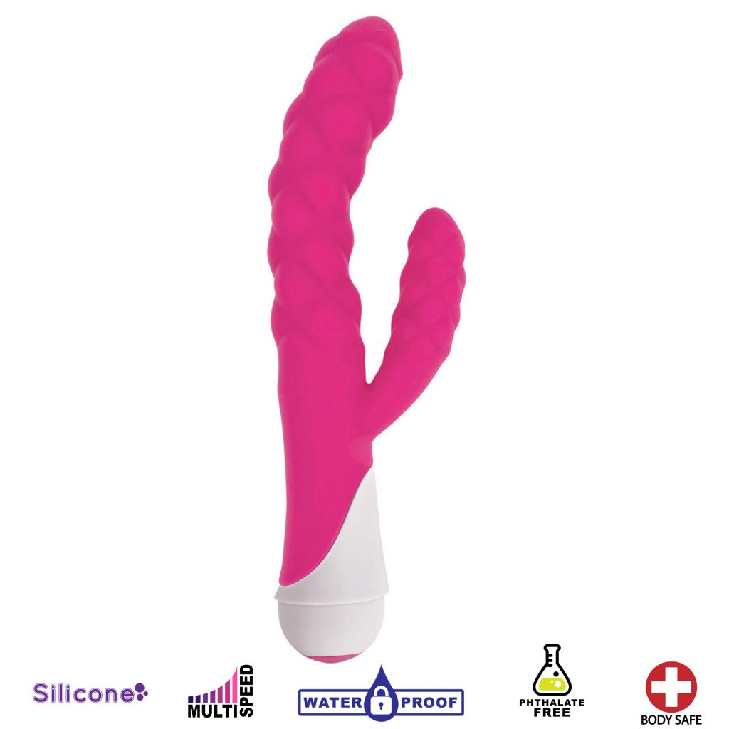 Ellen 20x Silicone Vibrator * Pink