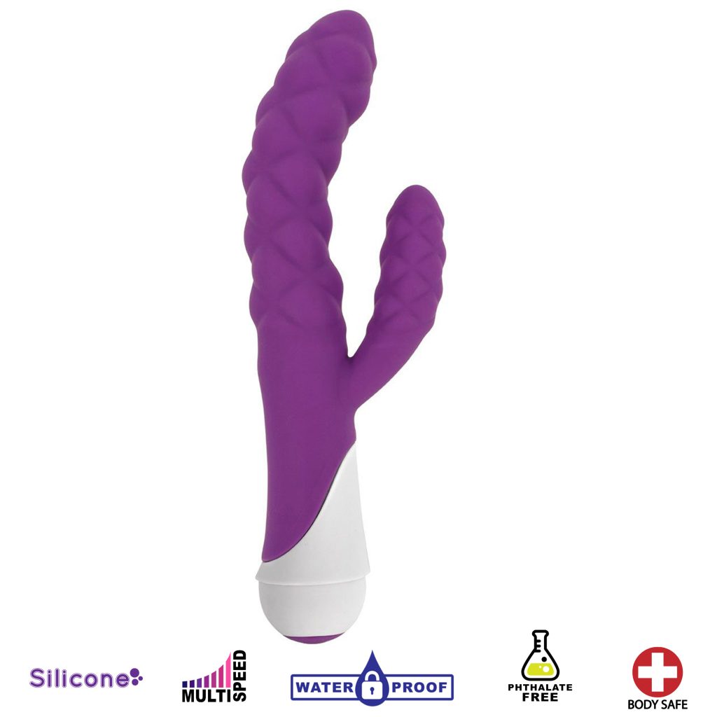 Ellen 20x Silicone Vibrator * Purple