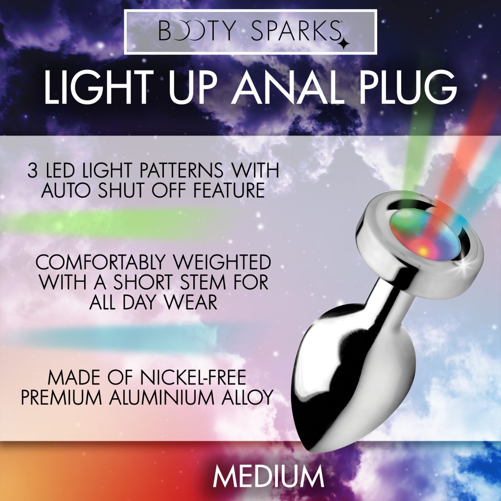 Light Up Anal Plug - Medium