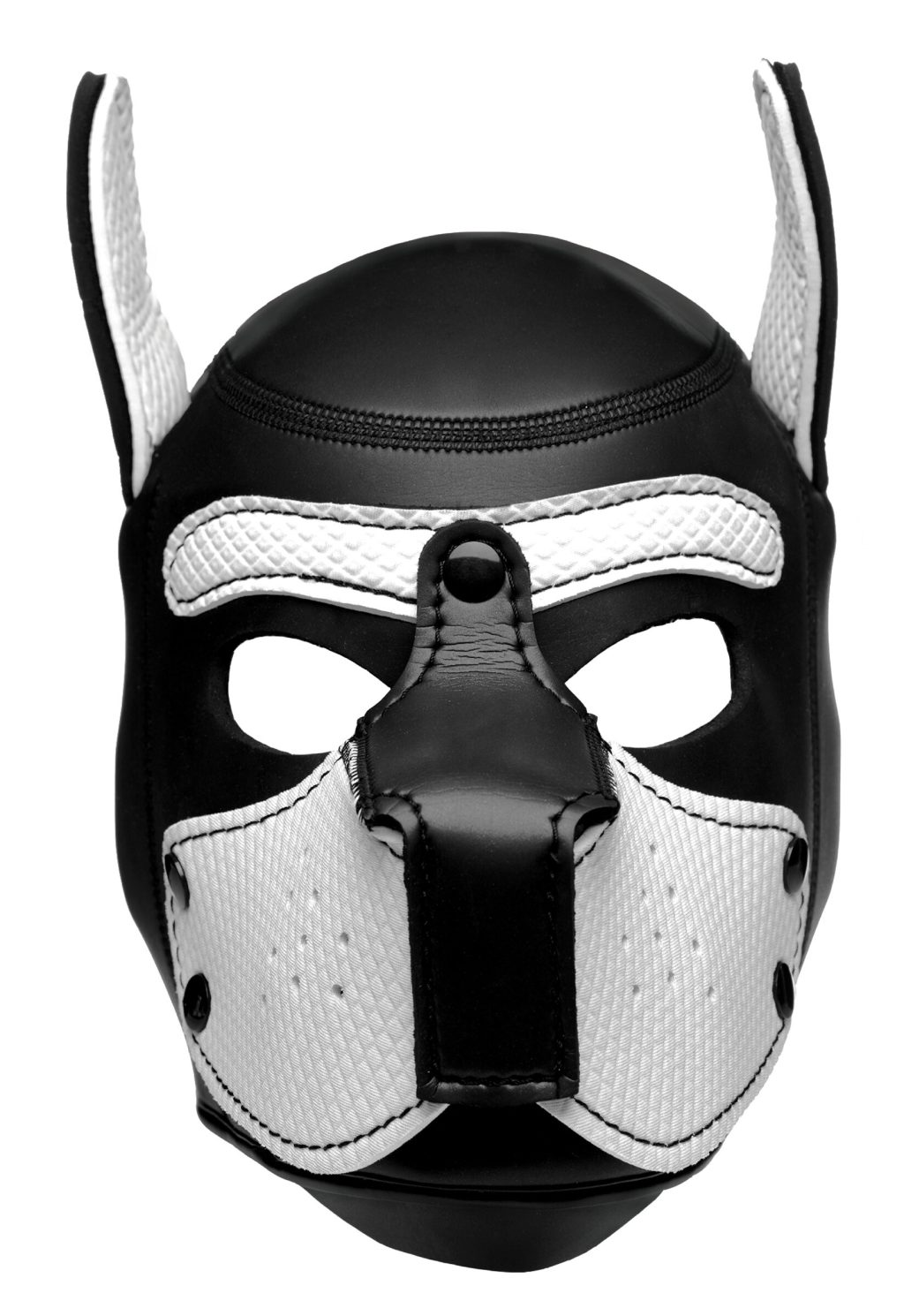 Spike Neoprene Puppy Hood - White