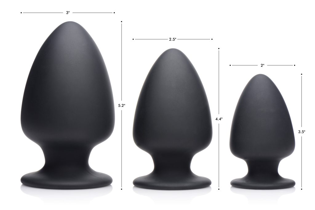 Squeezable Silicone Anal Plug - Small