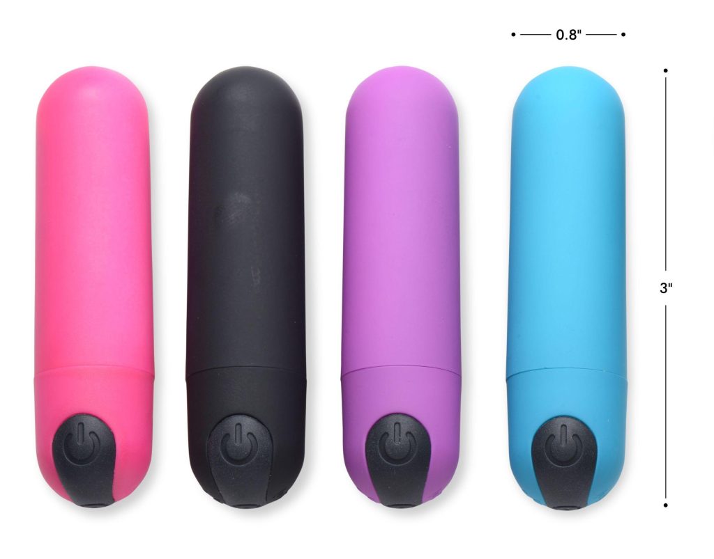 Vibrating Bullet With Remote Control - Pink