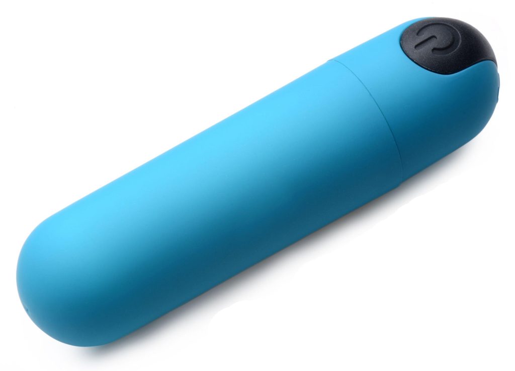 Vibrating Bullet With Remote Control - Blue