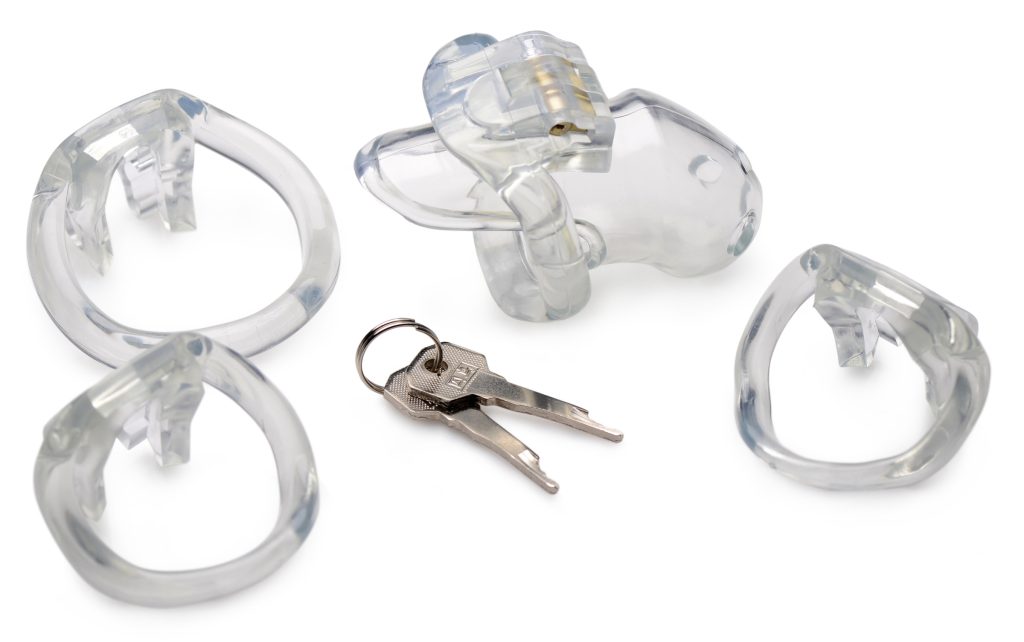 Clear Captor Chastity Cage - Small