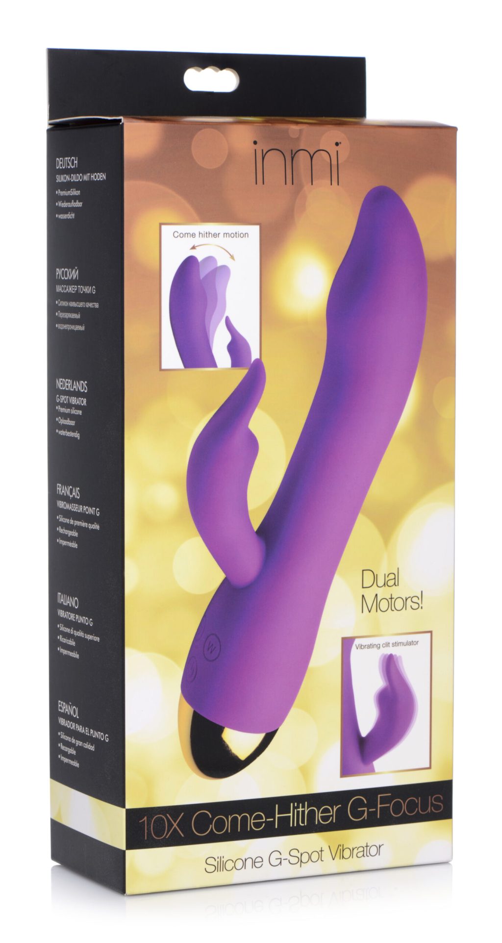 10x Come-hither G-focus Silicone Vibrator