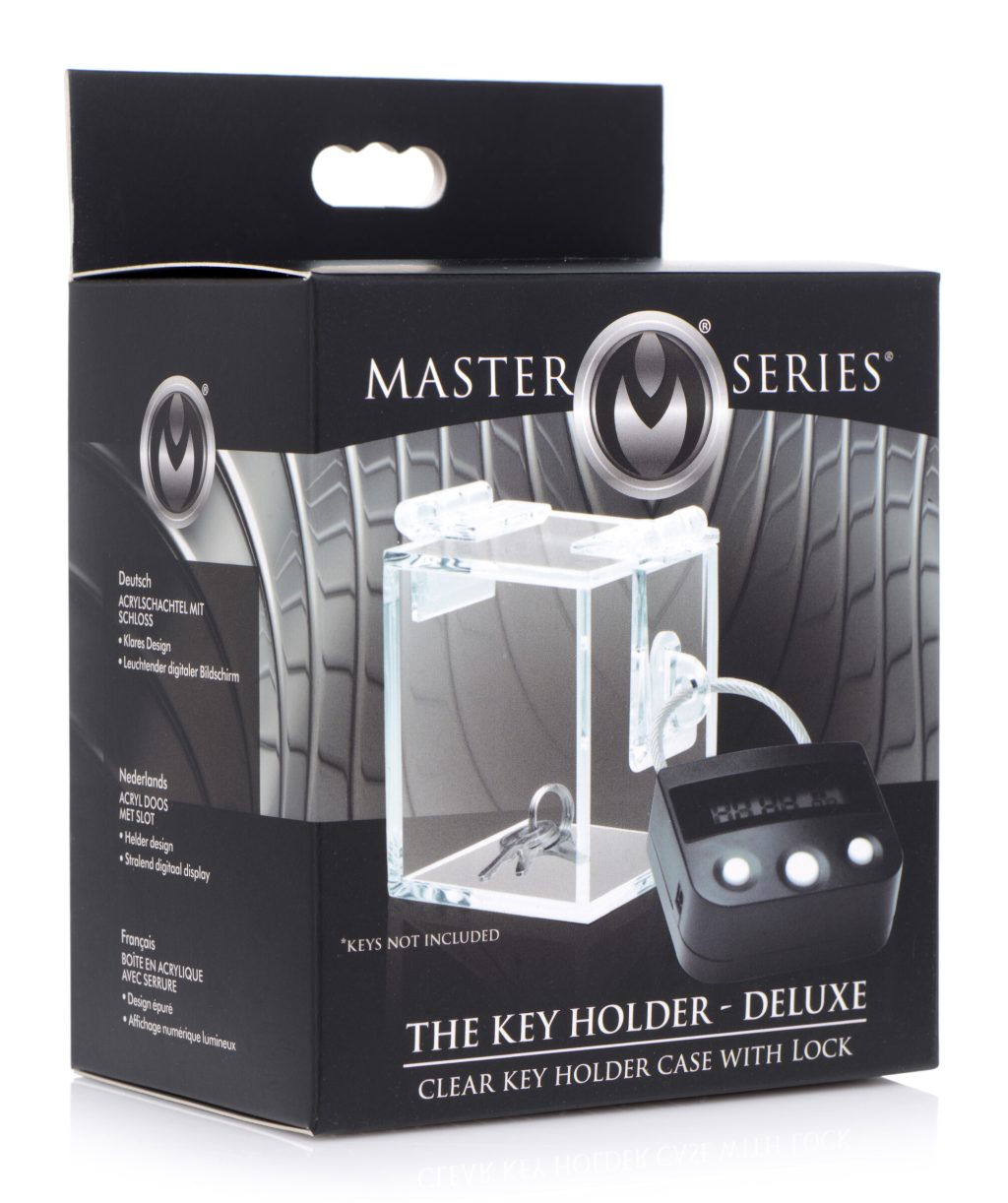 The Key Holder Deluxe Clear Case With Lock