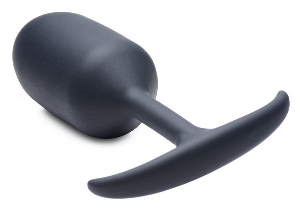Premium Silicone Weighted Anal Plug - Xl