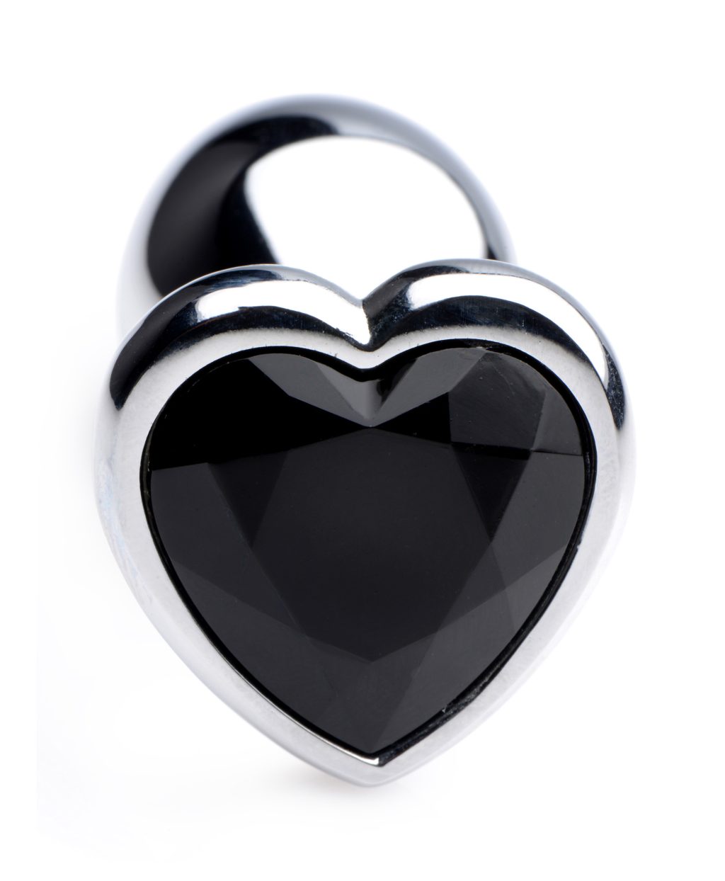 Black Heart Gem Anal Plug - Small