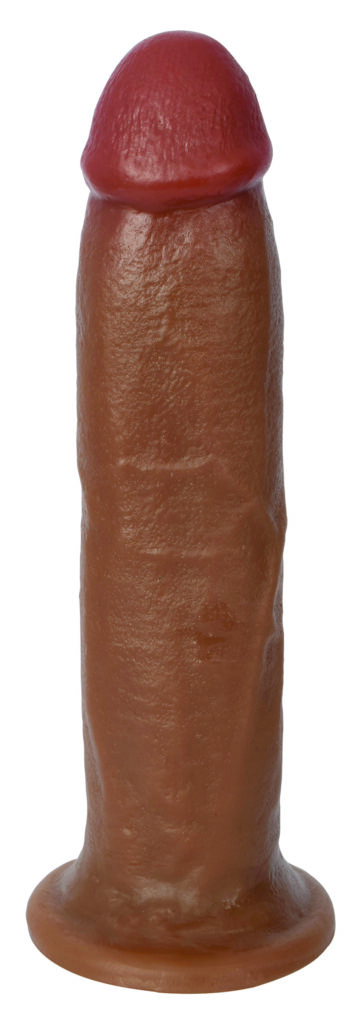 Jock Dark Bareskin Dildo - 9 Inch