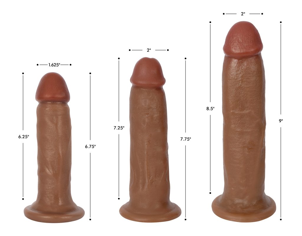 Jock Dark Bareskin Dildo - 6 Inch