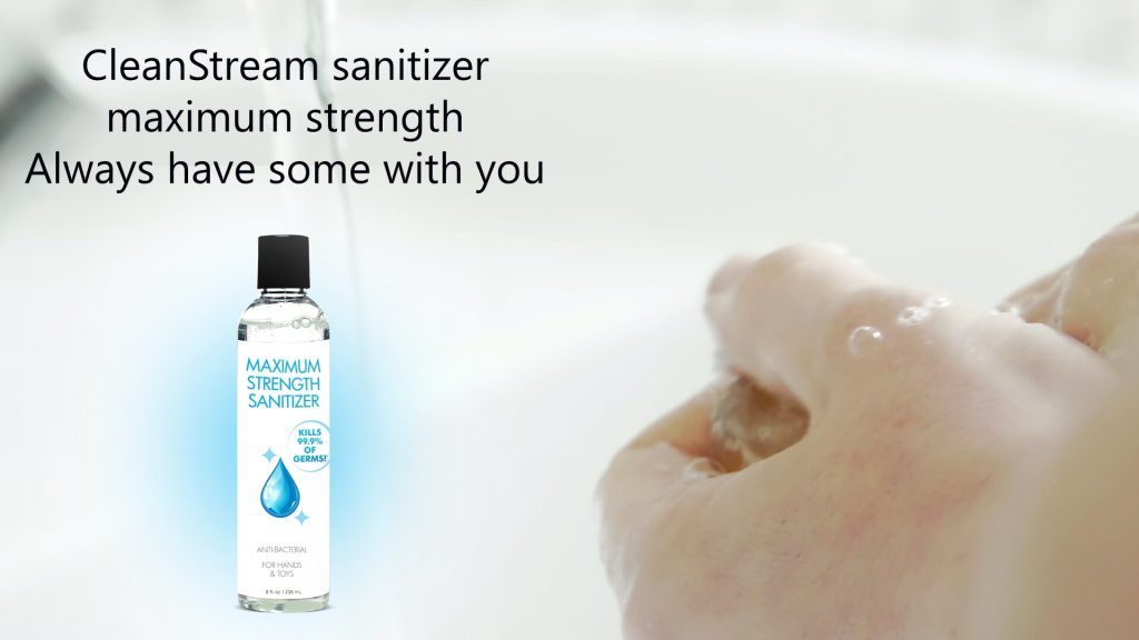 Anti-bacterial Maximum Strength Hand Sanitizer 8oz 4-pack