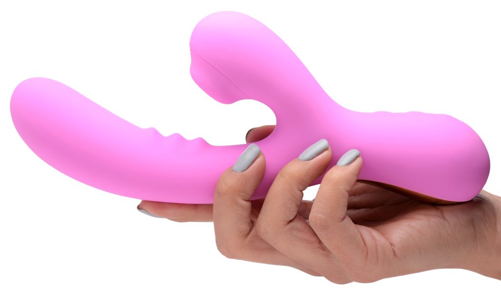 8x Silicone Suction Rabbit - Pink