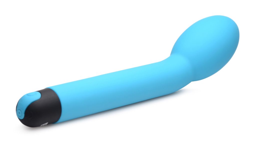 10x Silicone G-spot Vibrator - Blue