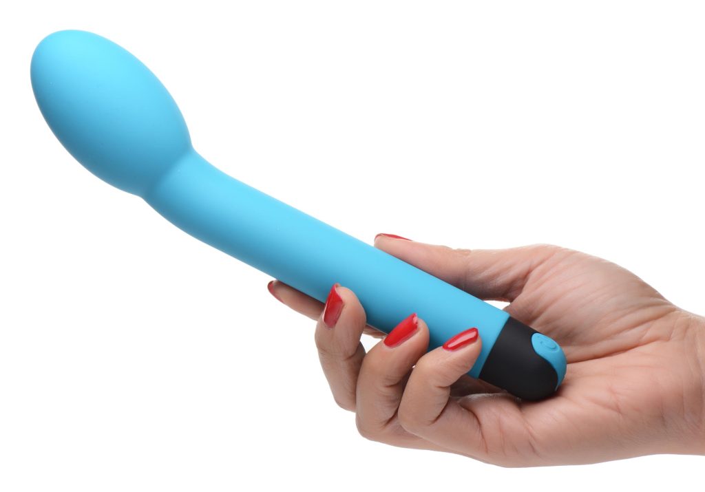 10x Silicone G-spot Vibrator - Blue