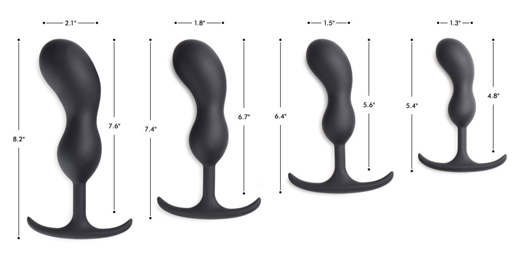 Premium Silicone Weighted Prostate Plug - Xl