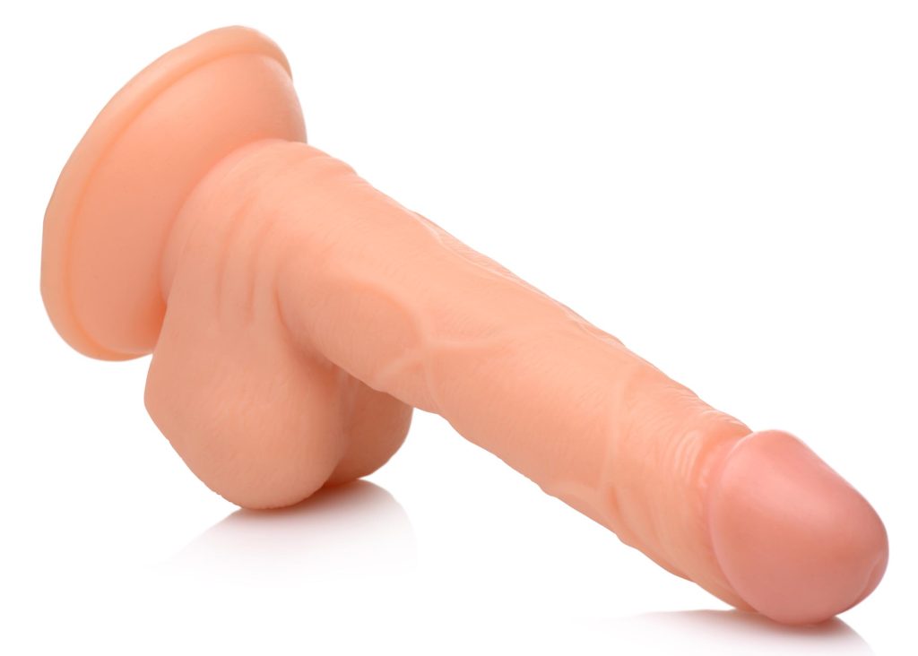 6.5 Inch Dildo With Balls - Light