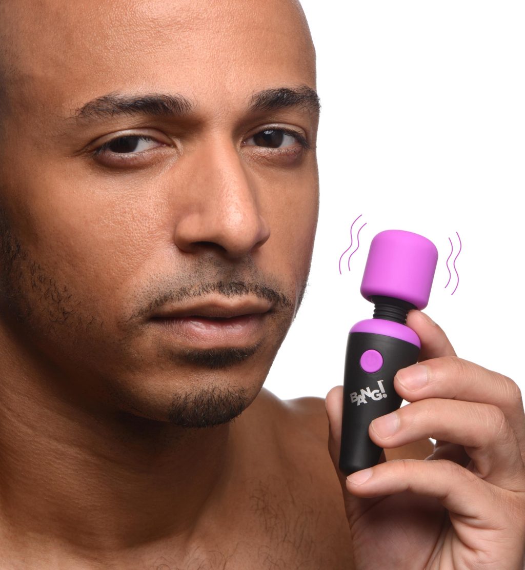 10x Ultra Powerful Silicone Mini Wand - Purple