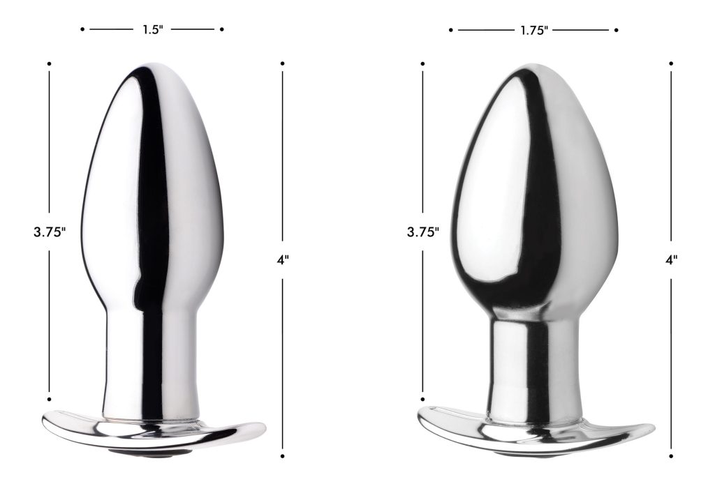 Chrome Blast 7x Rechargeable Butt Plug With Remote Control - Small