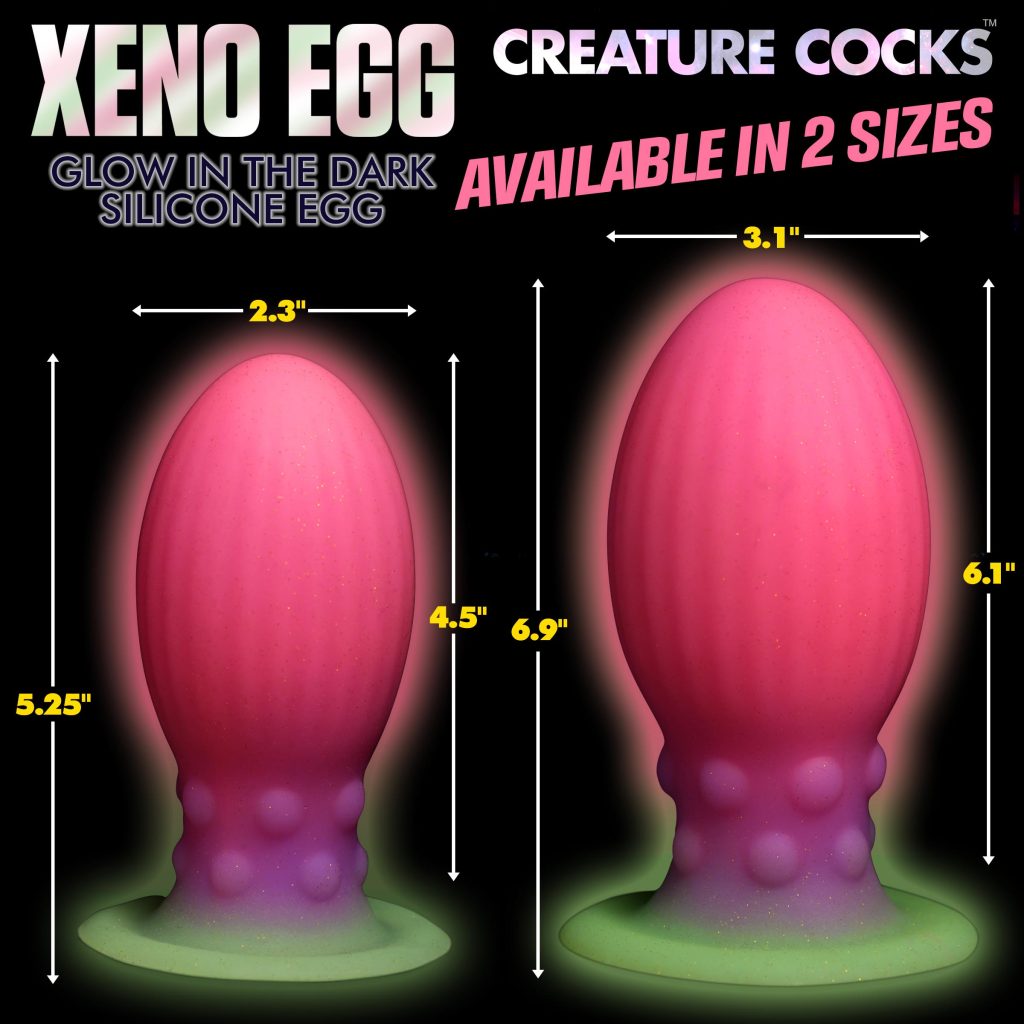 Xeno Egg Glow In The Dark Silicone Egg - Large