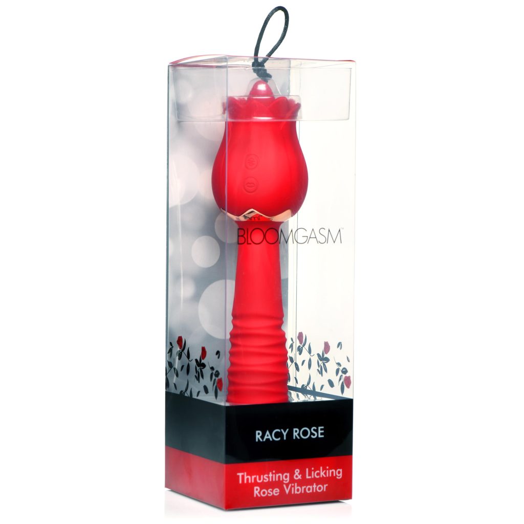 Racy Rose Thrusting And Licking Rose Vibrator