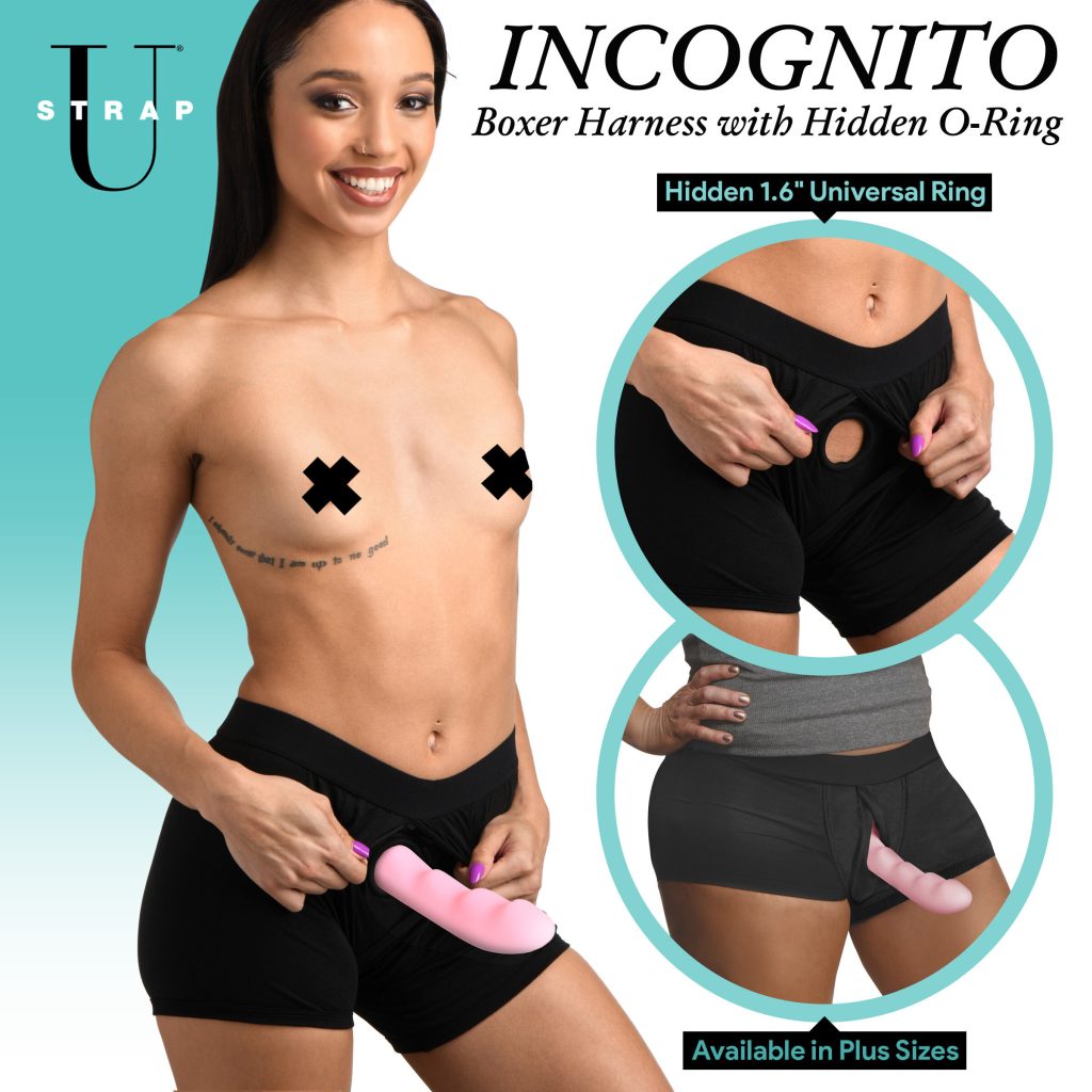 Incognito Boxer Harness With Hidden O-ring - Lxl