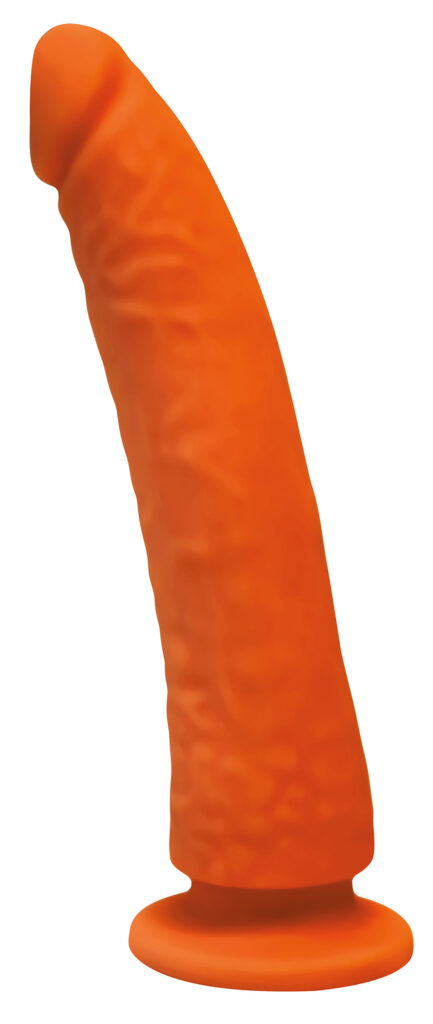 Lucky Pierre Orange Silicone Dildo