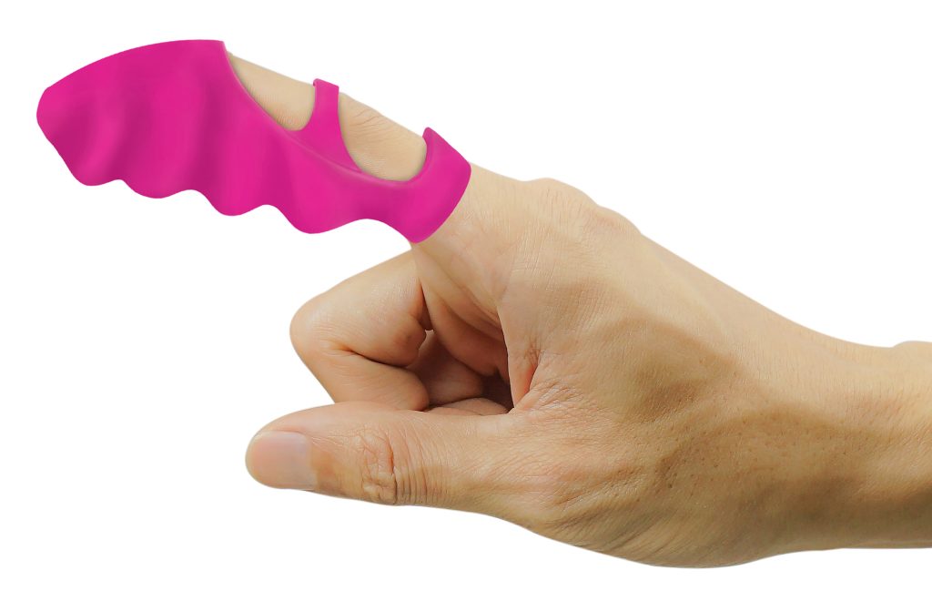 Thrill-her Silicone Finger Vibrator - Pink