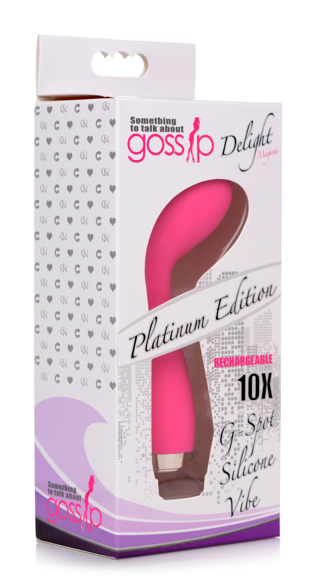 10x Delight G-spot Silicone Vibrator - Pink