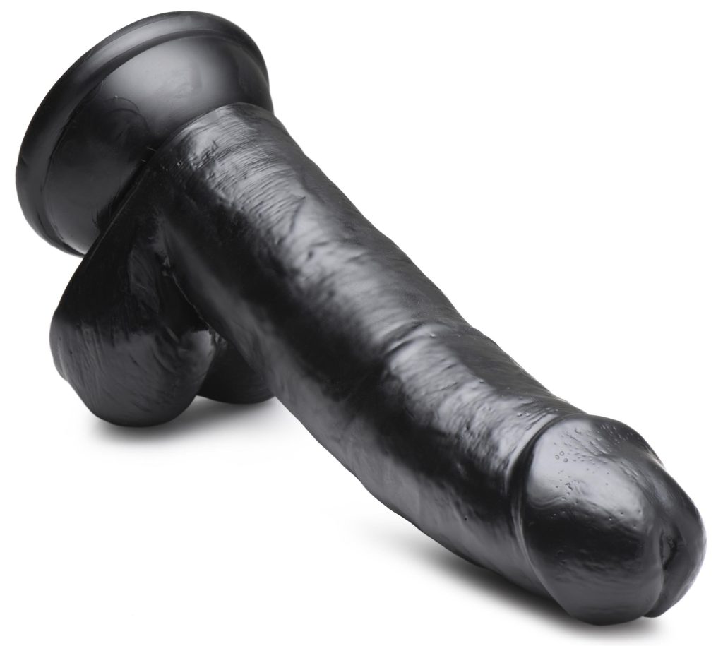 Jock 8 Inch Dong With Balls Black