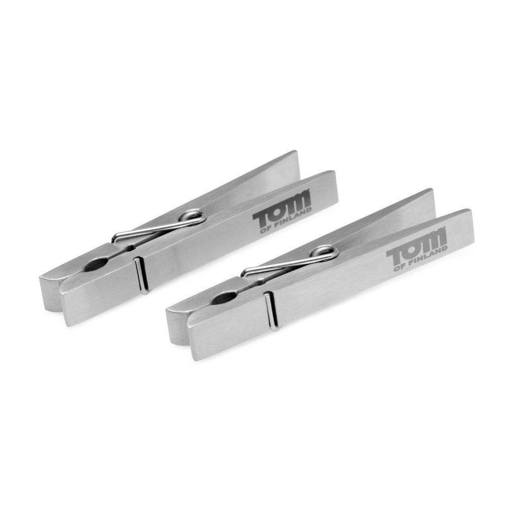 Tom Of Finland Bros Pin Stainless Steel Nipple Clamps
