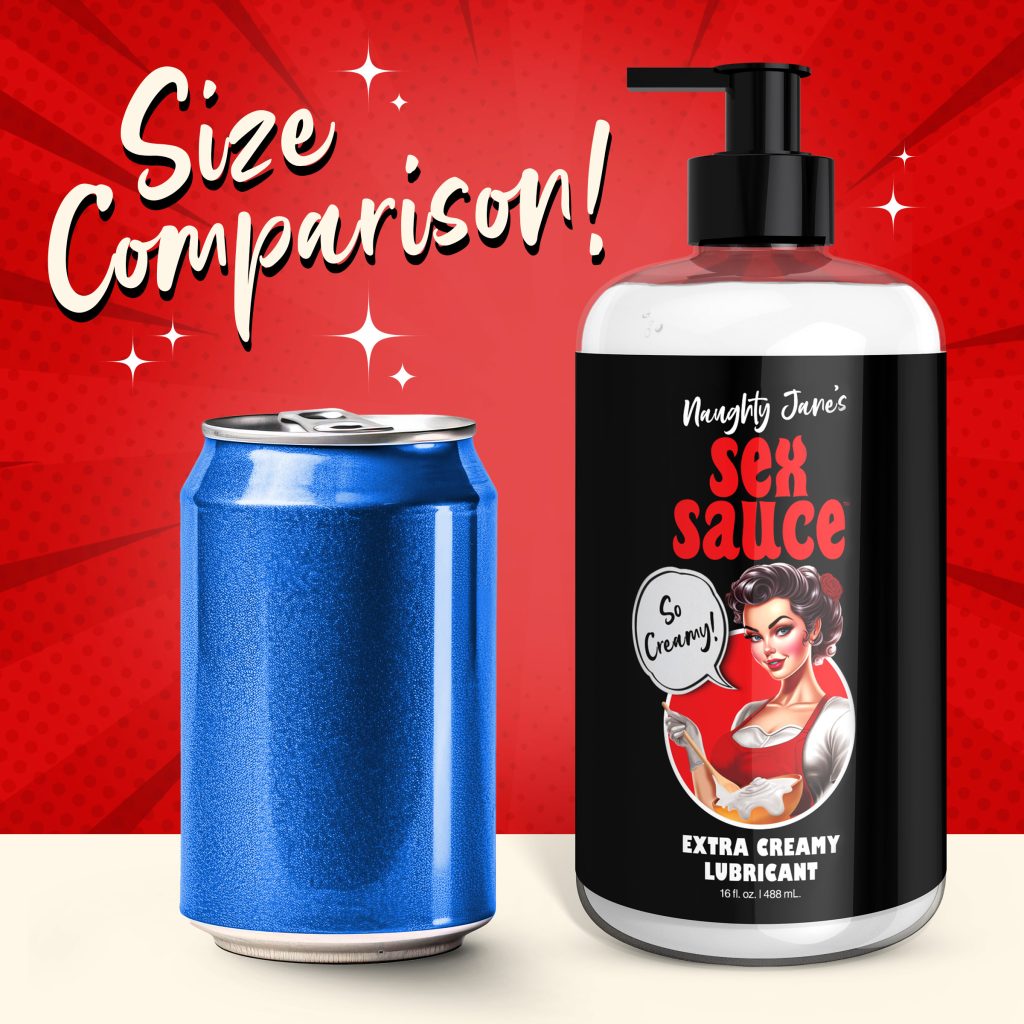 Naughty Jane's Sex Sauce Extra Creamy Lubricant - 16oz