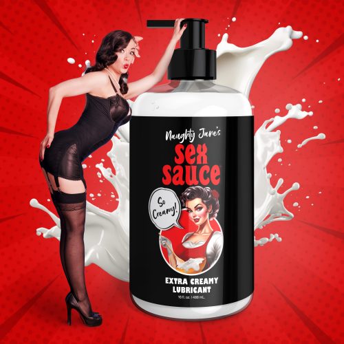 Naughty Jane's Sex Sauce Extra Creamy Lubricant - 16oz