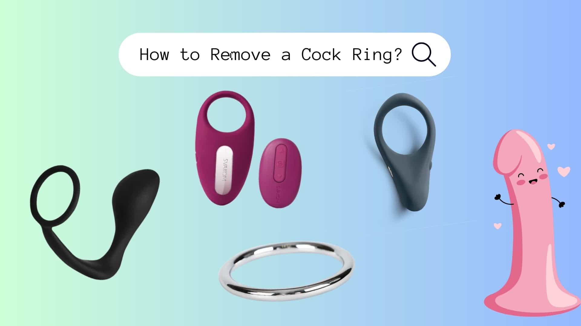 How To Remove A Cock Ring?