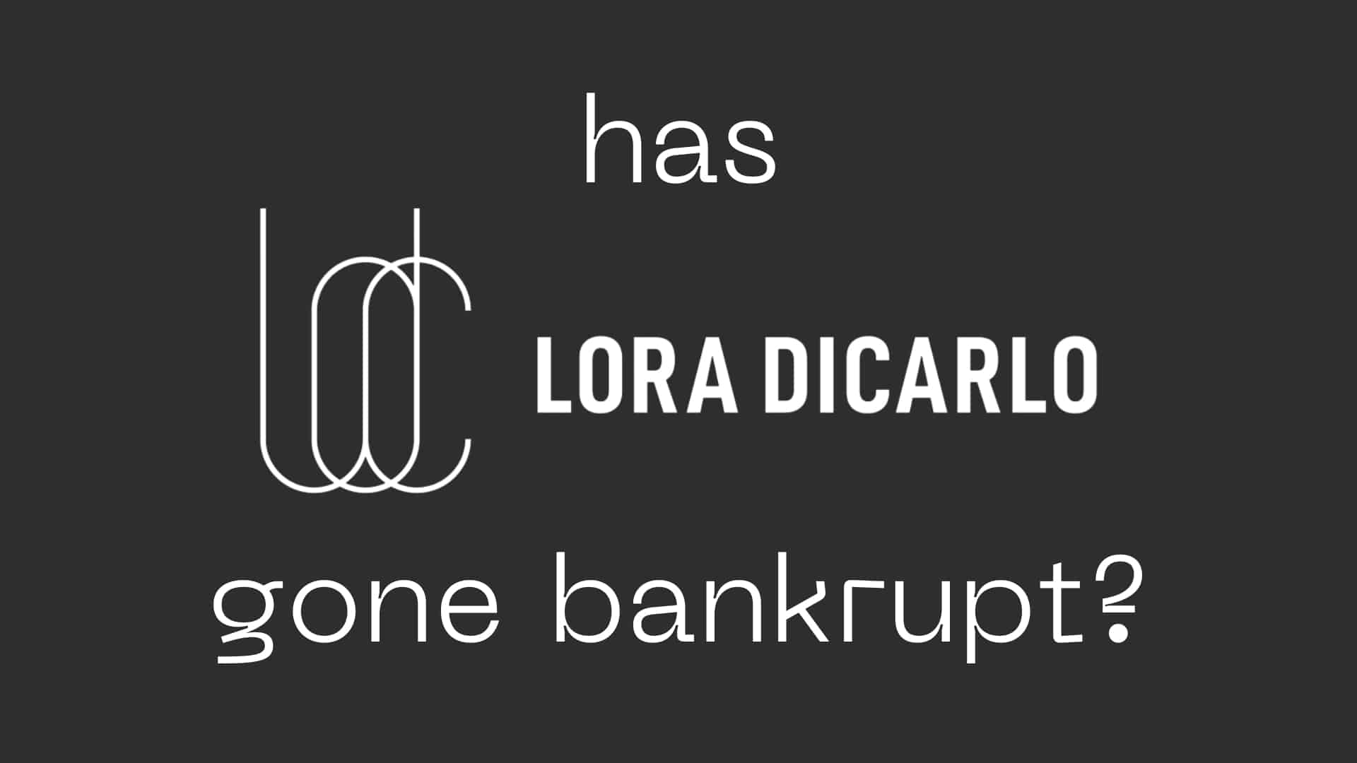 Lora Dicarlo Appears To Be Going Bankrupt — Here's Why And How To Get Your Money Back