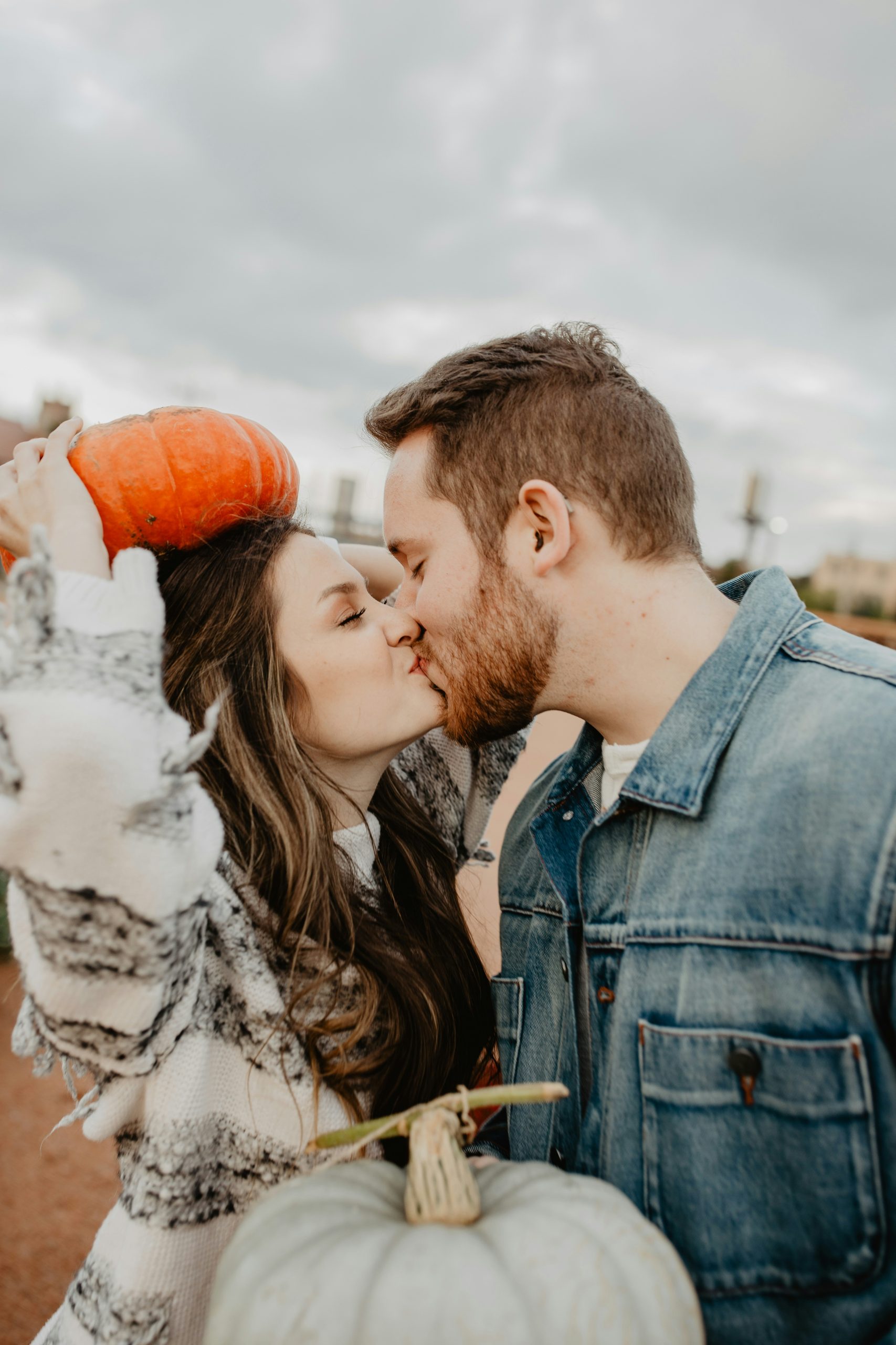 Kissing Couples Through Lips And Love